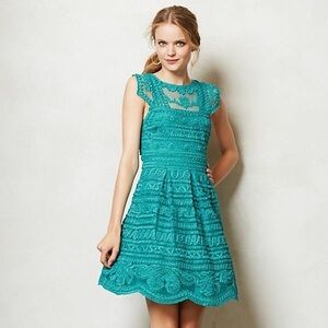 Tiana Baraschi mini teal dress